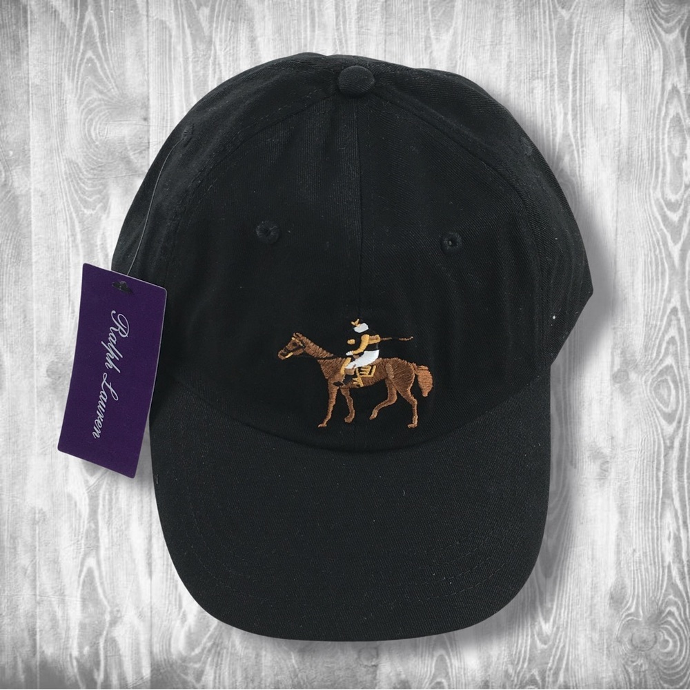 Ralph Lauren Black Polo Cap
